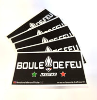 PACK 5 STICKERS BOULE DE FEU