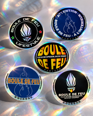 STICKER HOLOGRAPHIQUE 10CM