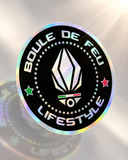 STICKER HOLOGRAPHIQUE 10CM