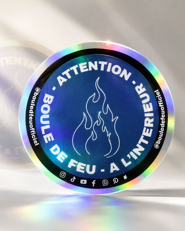 STICKER HOLOGRAPHIQUE 10CM