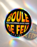 STICKER HOLOGRAPHIQUE 10CM