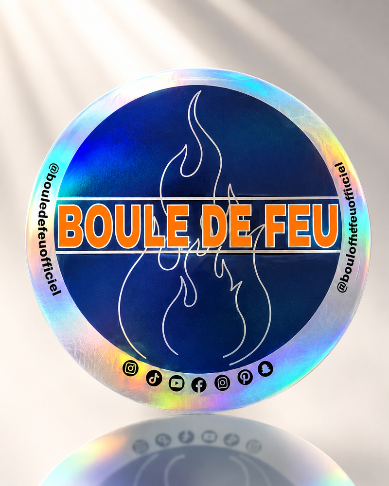 STICKER HOLOGRAPHIQUE 10CM