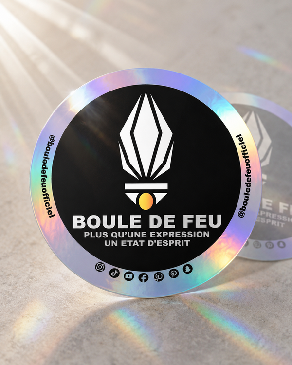STICKER HOLOGRAPHIQUE 10CM