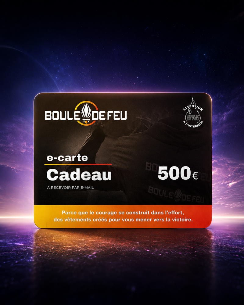 Carte-cadeau Boule de feu 500€