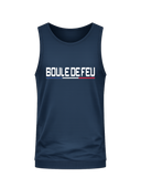 débardeur Boule de Feu INDIGO french navy vue avant tenue sport